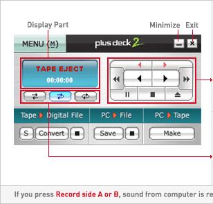 1. This interface will show when a tape is