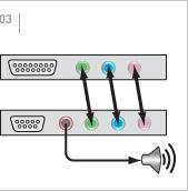 How to Connect with 2 Channel Soundcard 1.
