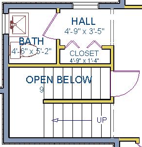 Applying Room Moldings Floor 1 Floor 2 If existing walls and/or other objects do not allow enough room for a library object to be placed, place the library object where there is enough room and move
