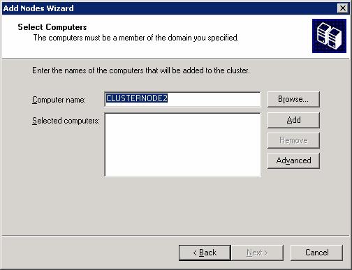 executing the cluadmin command in the Run dialog. 2 In the Open Connection to Cluster window, do the following: Under Action, select the Open connection to cluster item on the Action menu.