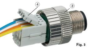 Cabling MSI provides a field installable mating connector (MSI #13587) that allows