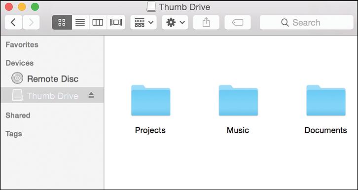 Adding External Storage 11 9. A new disk icon appears in the Finder. This is your initialized and ready-for-use volume.
