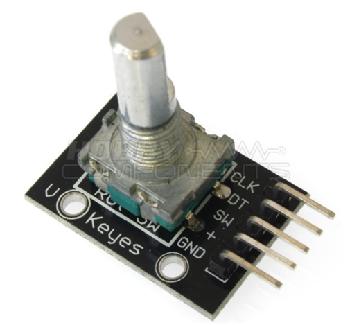 Rotary Encoder The Rotary Encoder has a two outputs From the phase of the outputs you know the direction Outputs A
