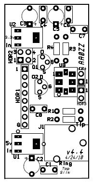 Appendix C Si570 Daughtercard Parts Placement AA0ZZ Si570