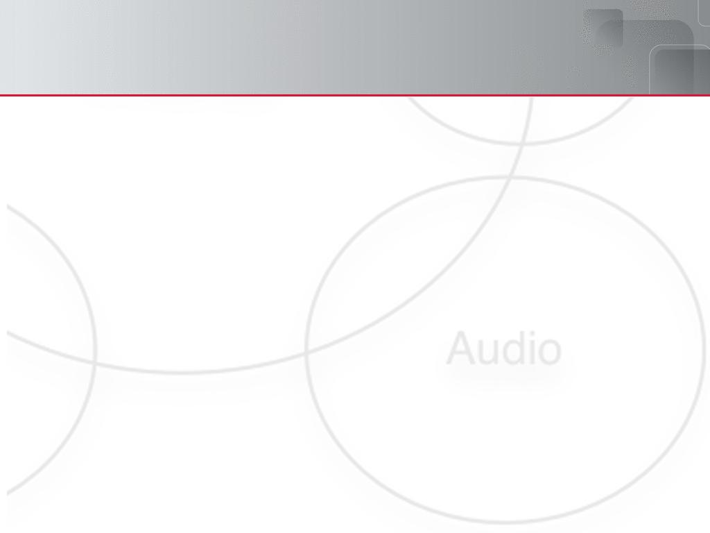 Audio The audio element simplifies video markup