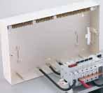 For improved cable routing OFFSET INCOMER Provides additional wiring space making mains input connections easier FLOATING BUSBAR SYSTEM For maximum installation flexibility
