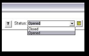 Status Feature The Status feature is user-controlled. This list is not pre-populated until statuses are added to models in the database and saved by typing it into the drop-down menu.