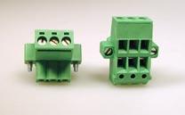 08 mm grid, 2-row, screw connector SMX-12: 3-pin binder 5.