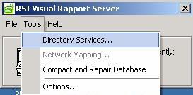 For all other provisioning information, such as software installation, installation of optional components, general configuration of Visual Rapport server, please refer to the RSI Visual Rapport