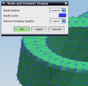24 Model Interaction Node Display Node Display options None (default)