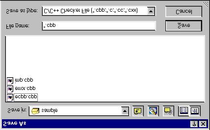 4.3 Dialog Box of the [Save as] Command 4.