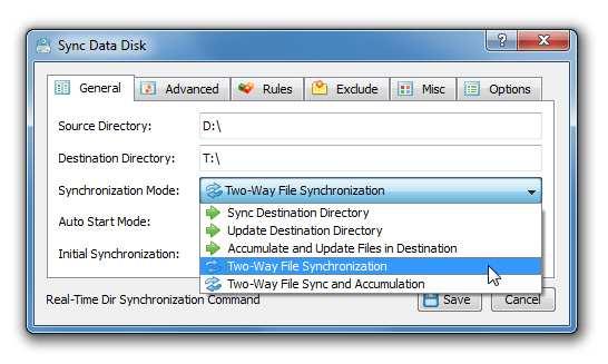 3.6 Real-Time Directory Synchronization Commands Real-Time directory synchronization commands synchronize changed directories on-the-fly as files are changing in the source directory.