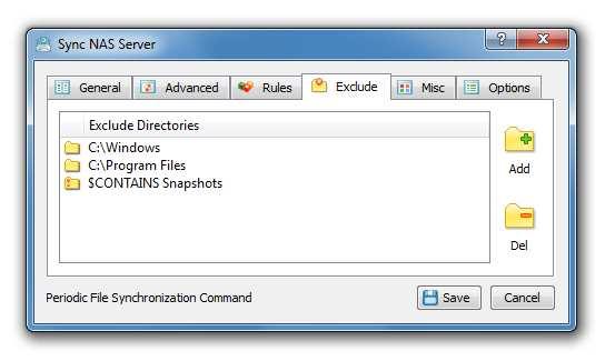3.9 Excluding Directories From File Synchronization Sometimes, it may be required to exclude one or more subdirectories from the file synchronization process.
