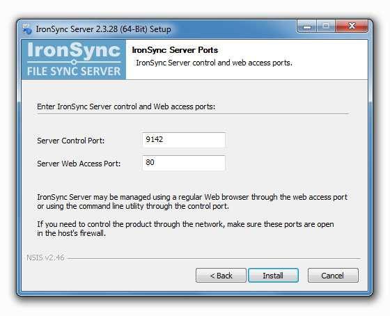 2 Product Installation Procedure IronSync Server is especially designed to be as simple as possible.
