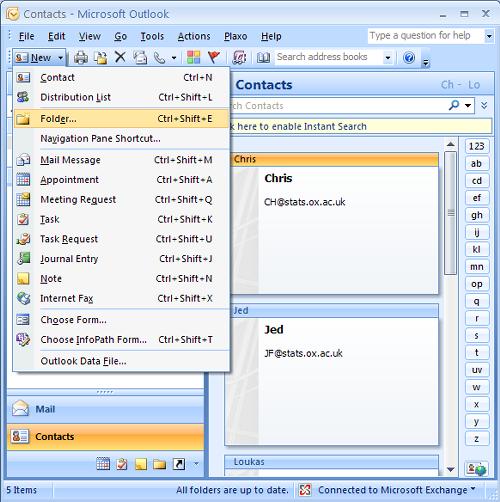 OUTLOOK ADDRESS BOOK To remove a contact from the address