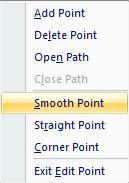 You can edit the points using the context menu.