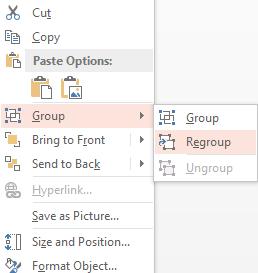 group, Arrange Group Objects Ungrouping Objects 2 To do this,