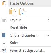 The User Interface Using the Menus 7 Examples of context menus For example, if you use the right-hand mouse button to click an icon in the ribbon, you can add this icon to the quick access toolbar