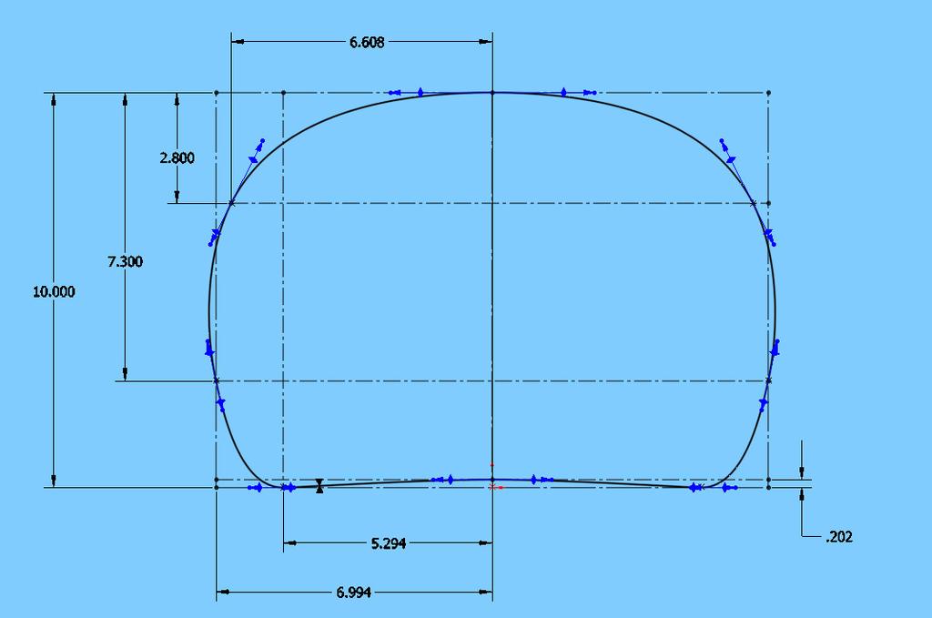 Figure 9: Ovoid constructed with 5