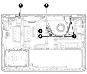 3. Disconnect all external devices from the computer. 4. Remove the bottom cover (see Bottom cover on page 26). 5. Disconnect the battery cable from the system board (see Battery on page 29).