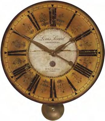 06026 Alexandre Martinot 23 Rd x 2 Weathered, laminated clock face with cast