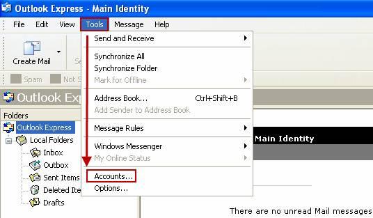 Cài đặt e-mail @FPT.VN trên Outlook sử dụng giao thức POP3 1. Các thông số cài đặt: Server Information: - Incoming mail Server: POP3 - Incoming mail (POP3): imail.fpt.