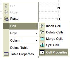On the next screen, enter a web address in the assign url section. You can leave off the http: part, it will add it automatically. 2. Set up your table in the table properties screen.