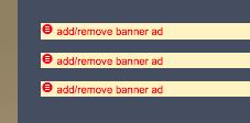 Choose Reference Page. 7. Click the title of the page for the one you want. It will add the banner ad to your page.