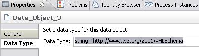 Select String data type for the data object from Data Type tab. Now we will create a Mapping activity. Delete the connection between the two human activities.