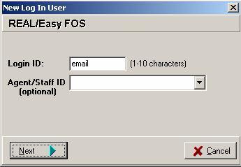 Enter a user name for the email server user.