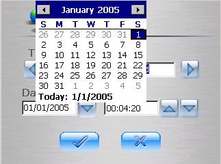 You can also tap the left arrow and right arrow button on top of the calendar to change the month and year. Then tap the date on the calendar. 5.