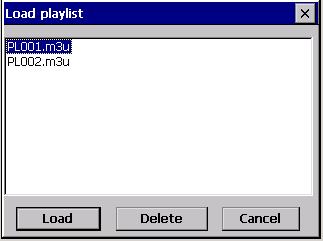4. To save the play list, tap the Save Playlist button at the bottom of the screen and then Yes. 5. To return to the control panel, tap on the right toolbar.