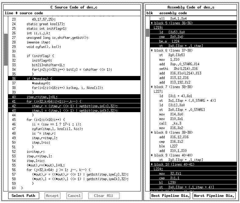 Figure 4: Source Code and Assembly Code Windows 6.