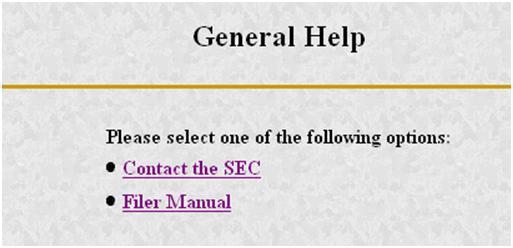 3.1.3.3 Frequently Asked Questions Figure 3-5: EFMW General Help Page Click Frequently Asked Questions (FAQ) to open the EFMW Frequently Asked Questions page.
