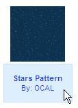 Click on the Stars Pattern. Select a Medium Resolution PNG image.