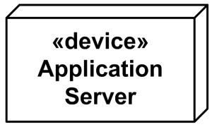 Application Server Node Node is associated with a Deployment of an Artifact. It is also associated with a set of Elements that are deployed on it.