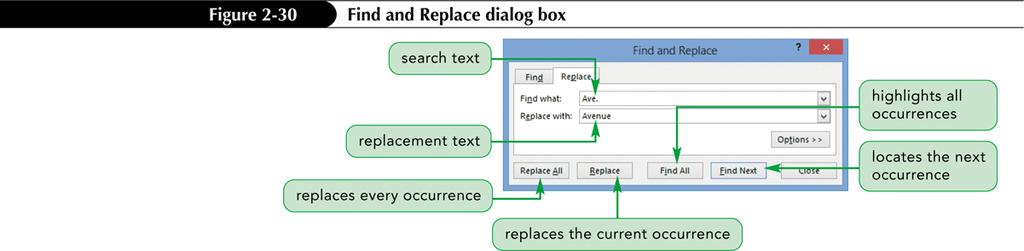 Finding and Replacing Text New