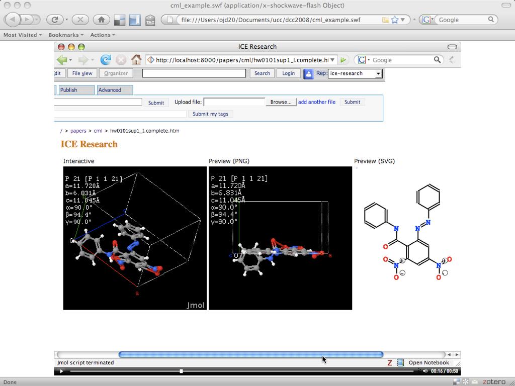 These screenshots taken from CML in ICE demo at