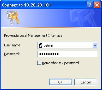 7. Configure the IBM Proventia Network IPS GX5208 Manager Proventia Manager is the Web-based management interface for the appliance.