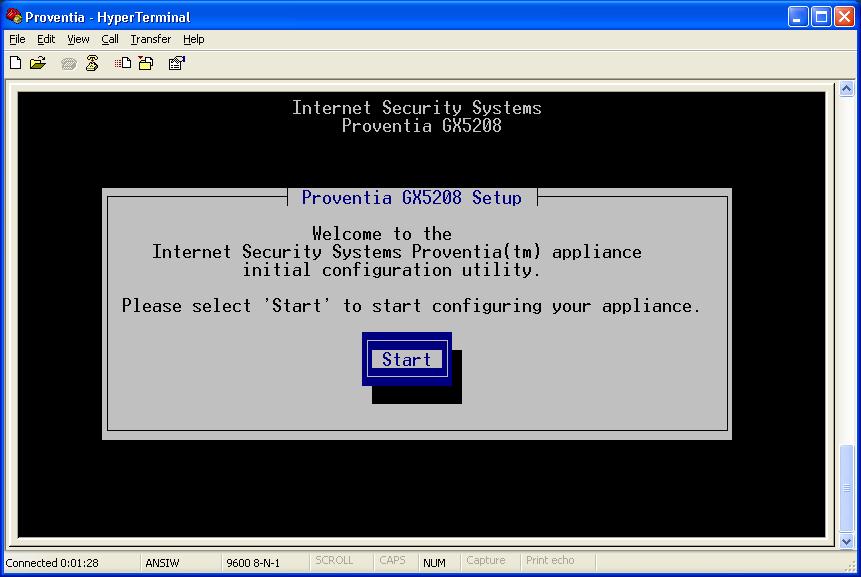 6. Configure the IBM Proventia Network IPS GX5208 6.1.