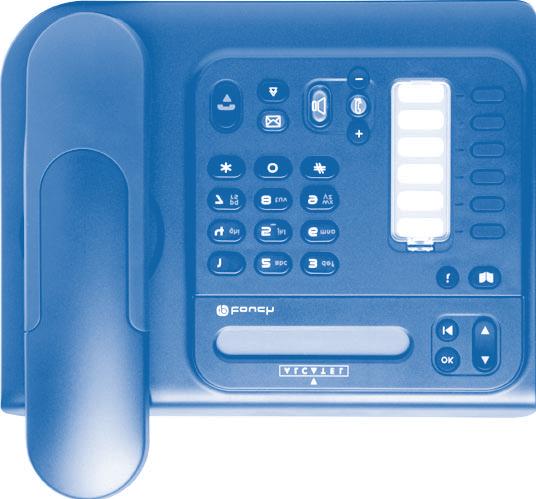 Getting to know your telephone Navigation Handset Alphanumeric keypad WhoamI Lock Settings Up-down navigator: used to navigate around the home page, through the menus or in a text zone when entering