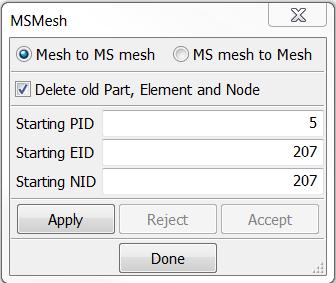 *MESH_SURFACE_NODE respectively. The second option is to use LS-PrePost: Click on Mesh/MSMesh In the Sel.