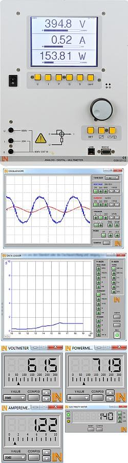 Measuring instruments: Pos. Product name Bestell-Nr. Anz. 10 Digital/analog multimeter, wattmeter, power-factor incl.
