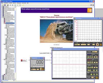3/1kW SO2800-1C 1 Multimedia experiment software with virtual instruments, instructions and documentation of results on squirrel-cage rotor machines, polarity-switching Dahlander three-phase motors