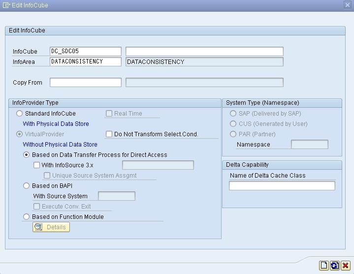 1 Create a VirtualProvider After you have replicated your DataSource in your BI-System, you can create the