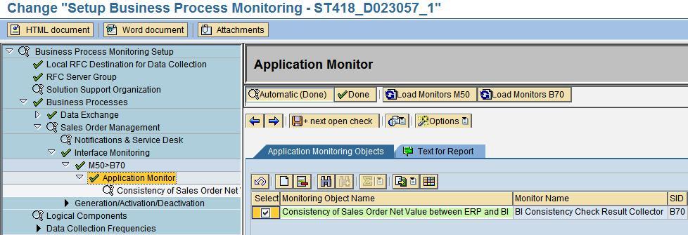 On tab strip "Detail information", double-click on Counter 001 to configure the parameters for this monitoring object. Enter the name of the Compare Result DSO, for example, DC_OC05.