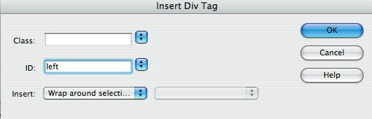 Editing CSS: ID Dreamweaver MX 2004 Editing CSS: ID pg. 45 Create an ID if you want to add style to a specified element in your page, particularly a <div> tag.