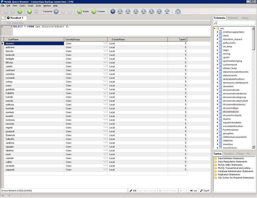 Basic Operations 14.4.2 Adding Large Numbers of Users You can add large numbers of users by creating user records directly in the Sentral Database.