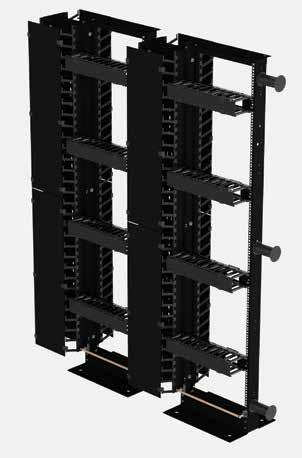 Speciality racks RE Series 2-post rack Eaton s RE Series 2-Post Rack is an open rack frame available in 45U height which suits most applications.