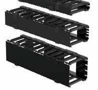 Configured with four rings per panel the 1U version is designed to managed 24 cables and the 2U version 48 cables.